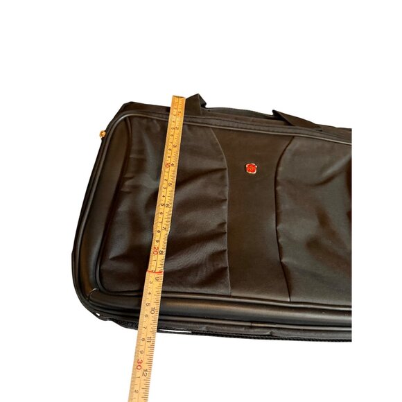 Swissgear Black Laptop Briefcase Bag With Shoulder Strap - Picture 7 of 12